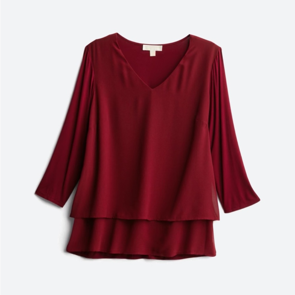 Michael Michael Kors
Sariyah V Neck Mixed Material Blouse